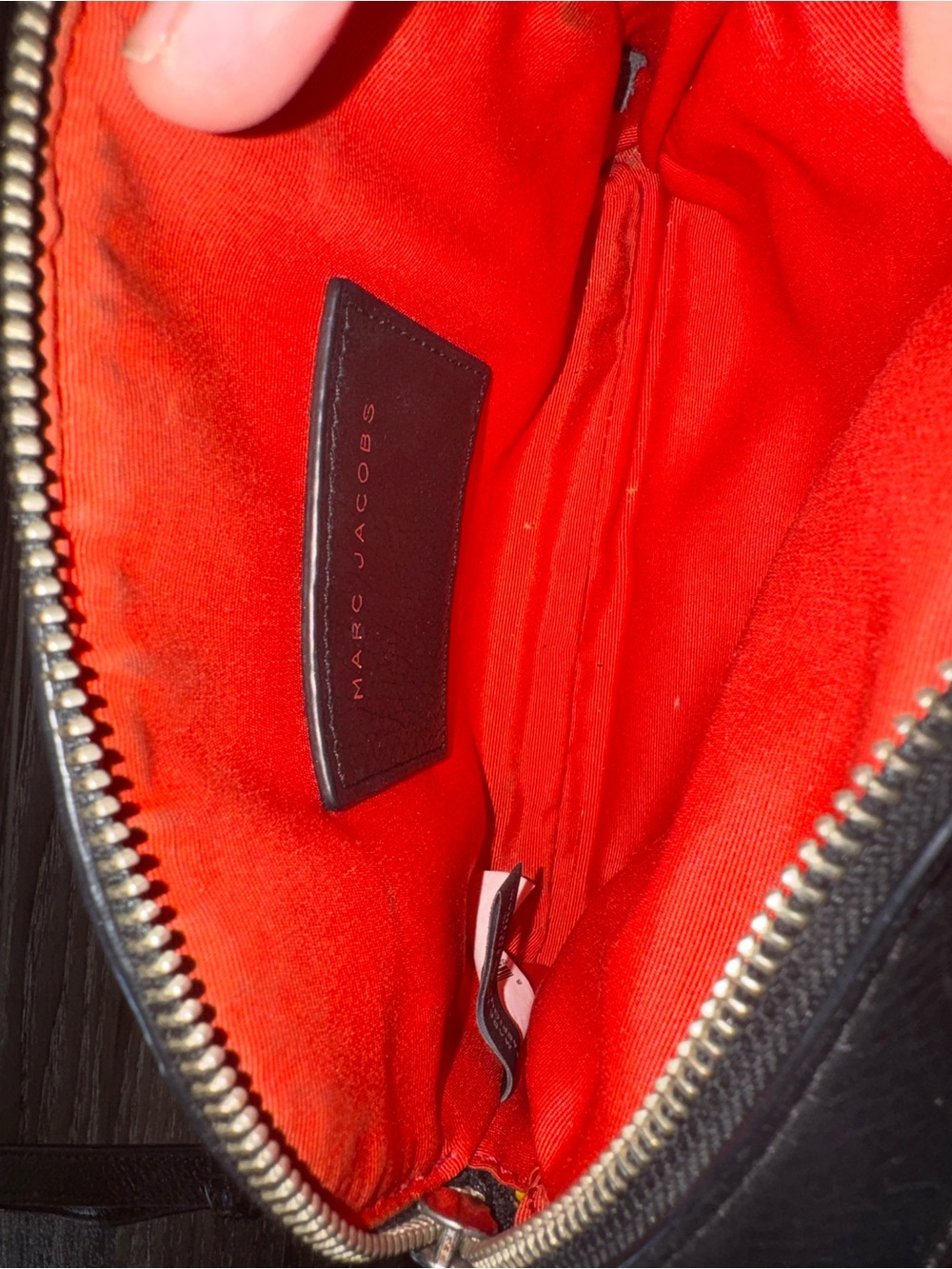 Marc Jacob Black Leather Crossbody Bag with Double-J Accent/with card holder OBO - Picture 7 of 9